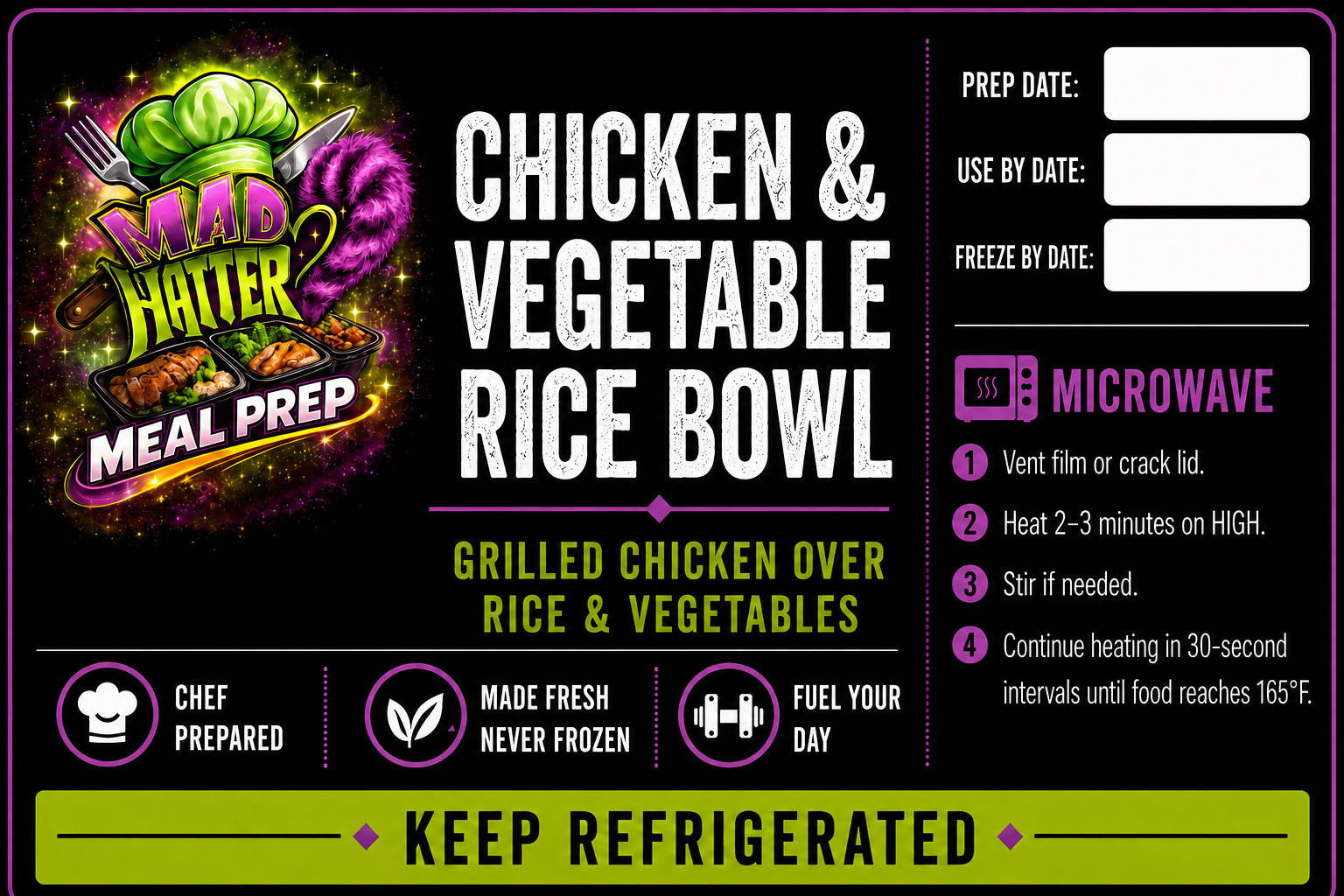 Chicken & Vegetable Rice Bowl