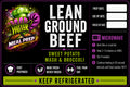 Lean Ground Beef, Sweet Potato & Broccoli