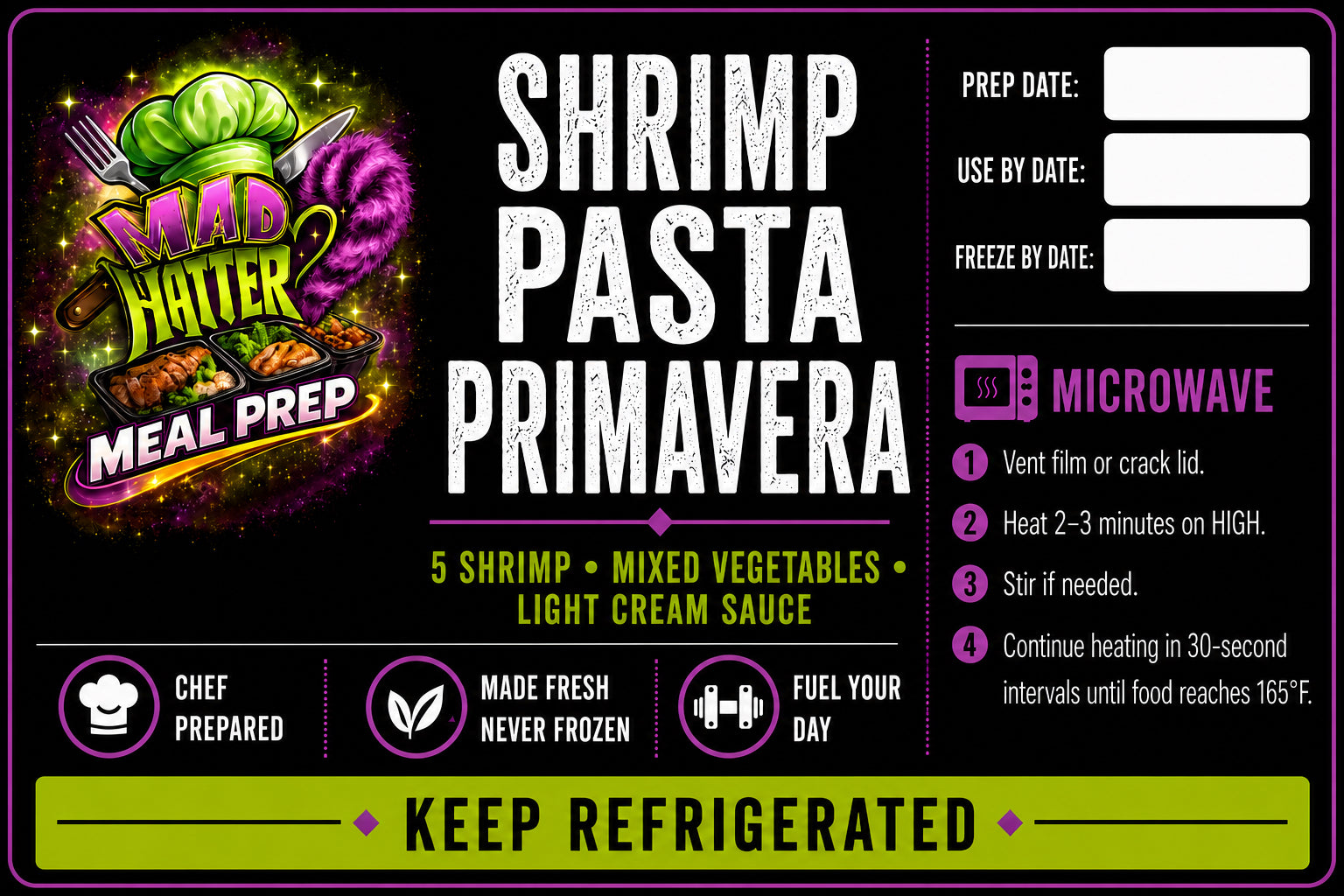 Shrimp Pasta Primavera