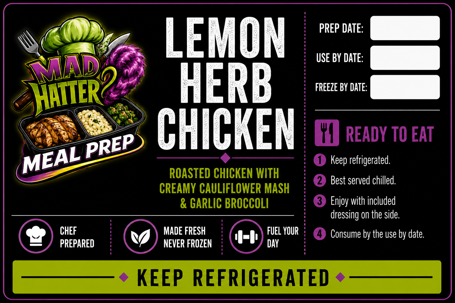 Lemon Herb Chicken AIP Compliant Meal