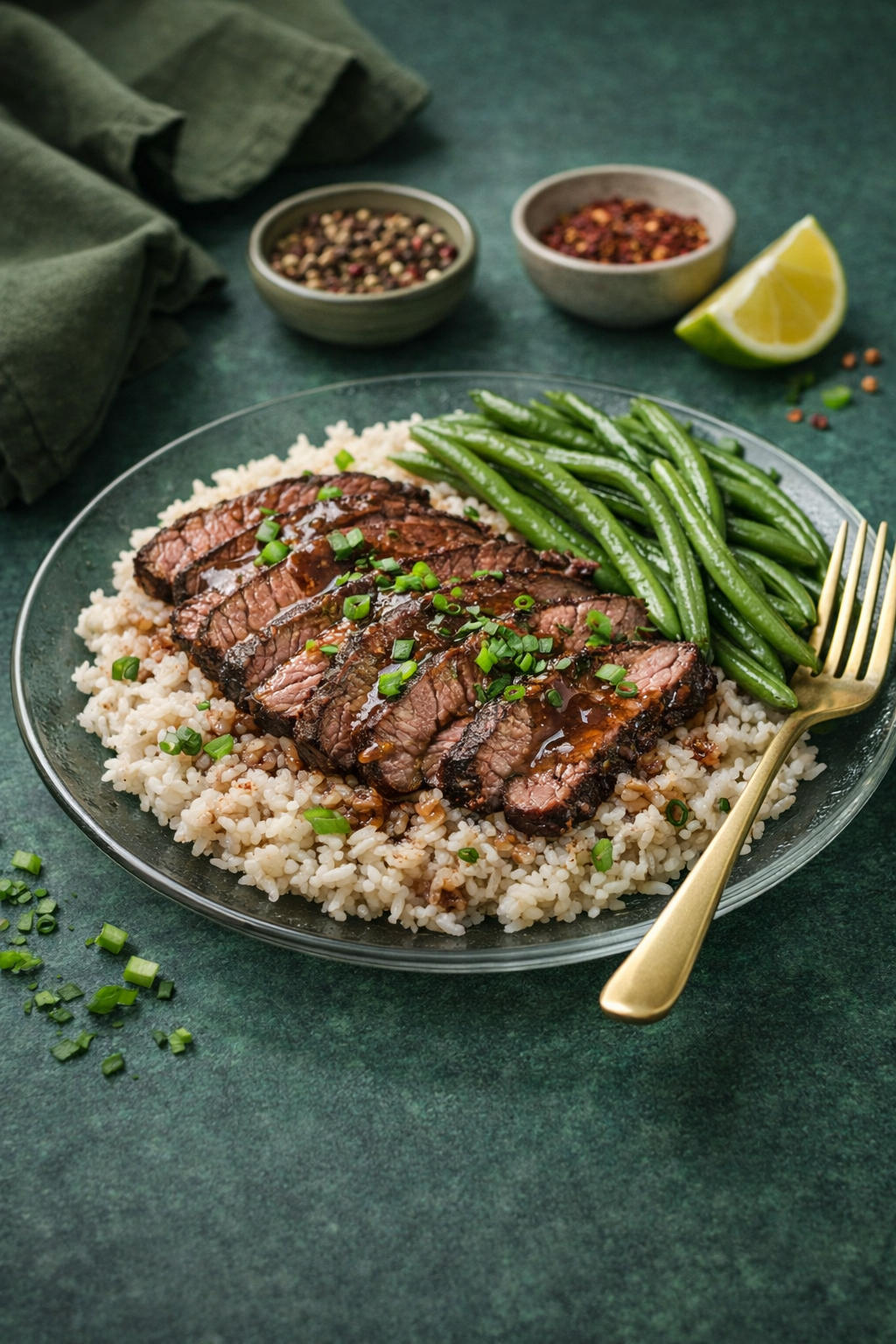 Steak Rice Dinner Bowl Gluten Free