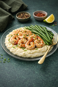 Garlic Butter Shrimp Mash Gluten Free