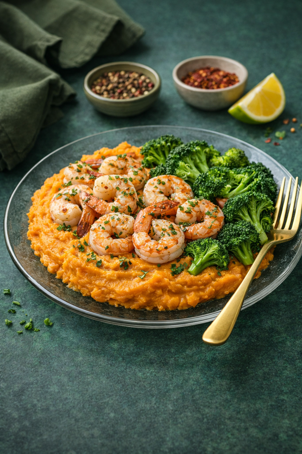 Shrimp Sweet Potato Bowl Gluten Free