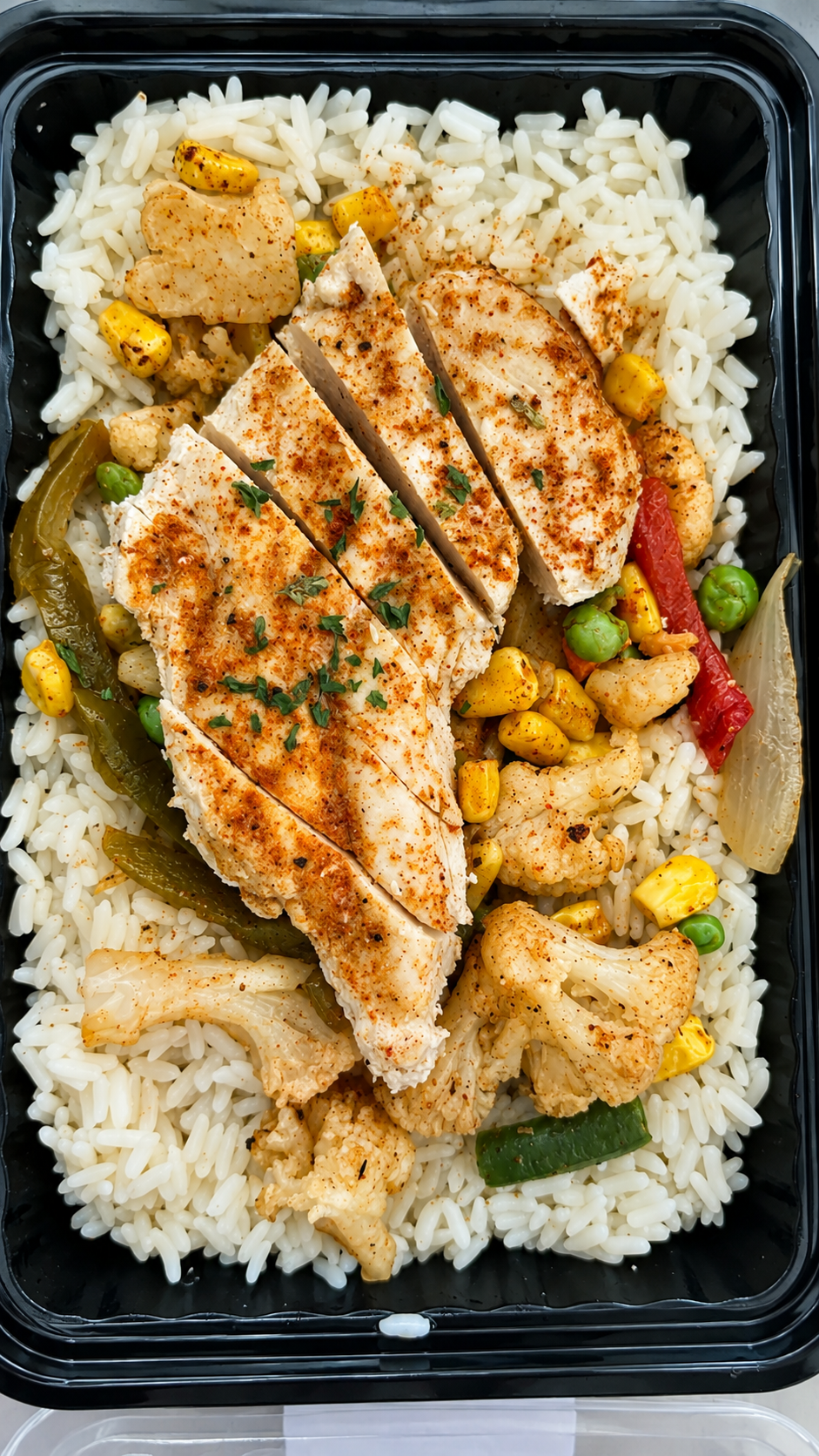 Chicken & Vegetable Rice Bowl