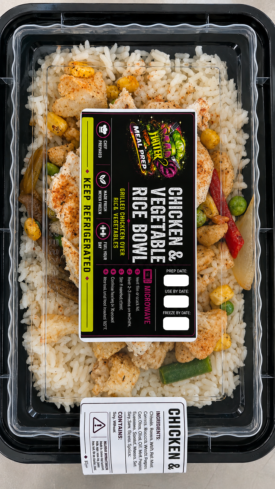 Chicken & Vegetable Rice Bowl