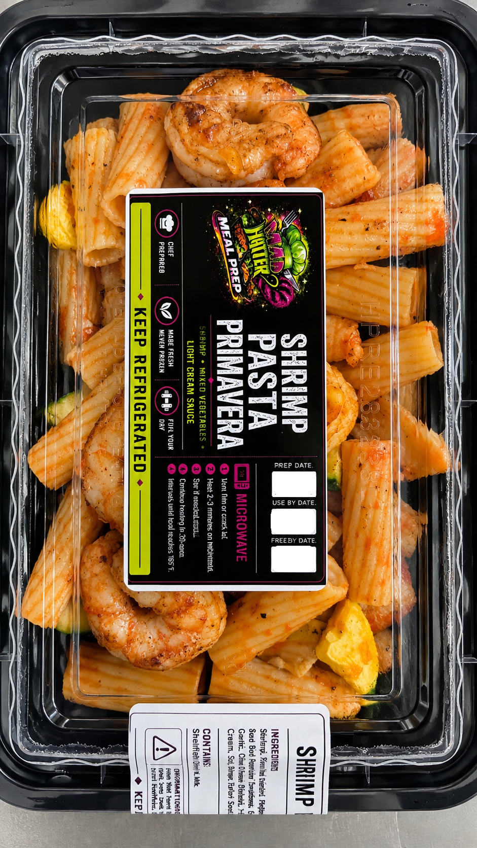 Shrimp Pasta Primavera